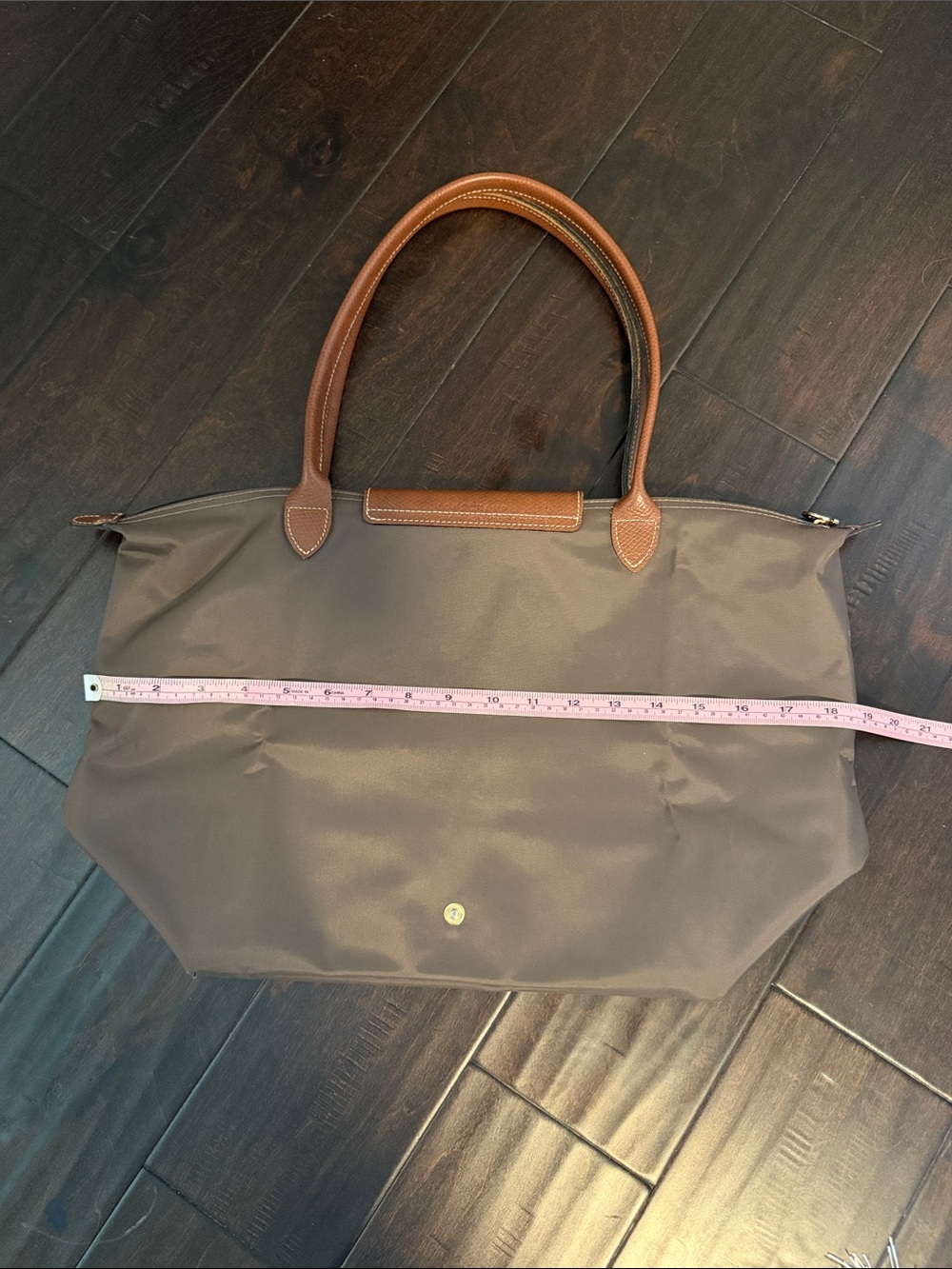 Longchamp le pilage Brown Tote Bag - Picture 7 of 11